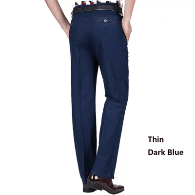 🔥 Men's High Waist Straight Fit Stretch Jeans(🔥Buy 2 Free Shipping🔥)