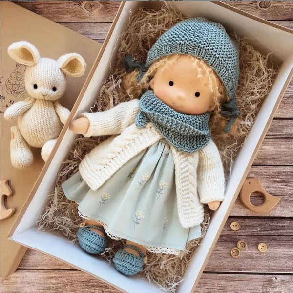 ALL🎁🎁The Best Gift for Kids-Handmade Waldorf Doll👧（Buy2 Free Shipping）