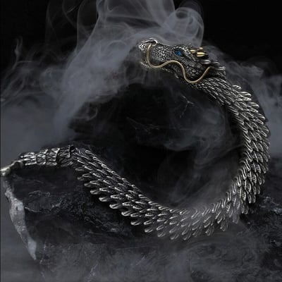 ⏰Last Day Promotion 49% OFF - Unleashing the Power of Handmade Golden Horn Dragon Bracelet