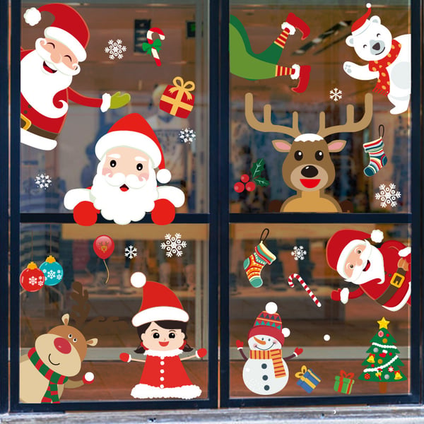 🔥Christmas Window Clings