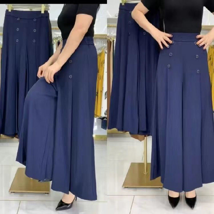 ✨Stylish Pleated Wide-leg Pants-🔥