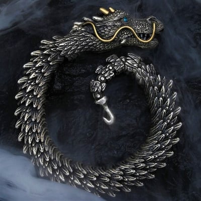 ⏰Last Day Promotion 49% OFF - Unleashing the Power of Handmade Golden Horn Dragon Bracelet