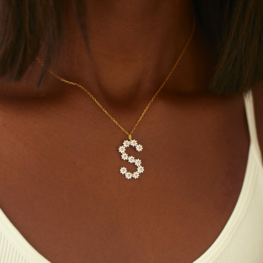 ROOTING FOR YOU INITIAL NECKLACE