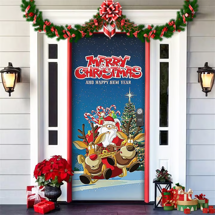 2024 Christmas Front Door Decoration