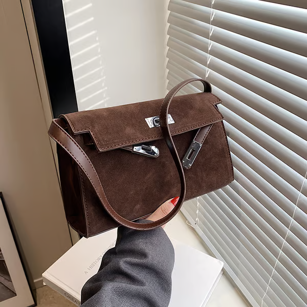 Suede Shoulder Bag