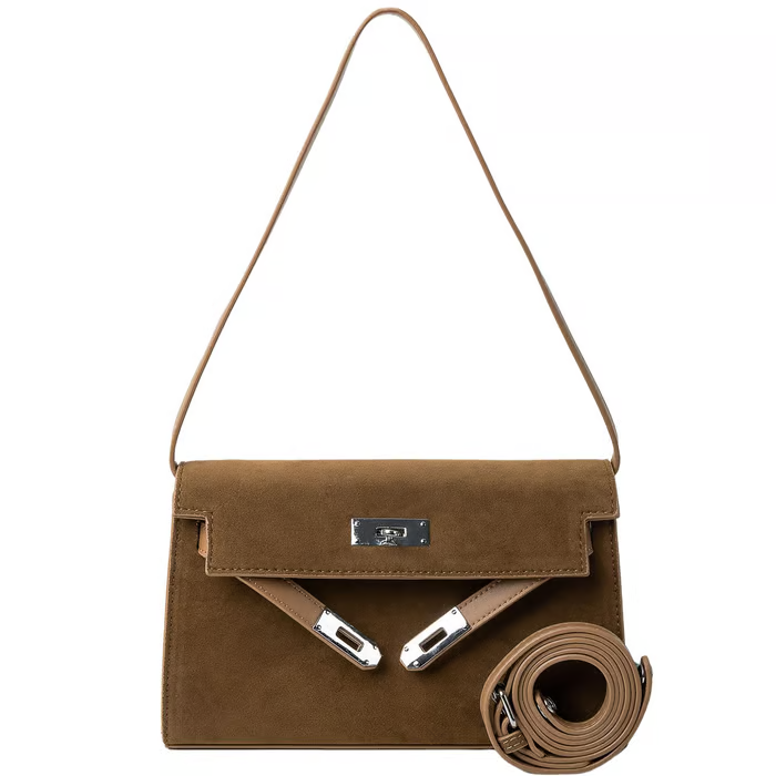 Suede Shoulder Bag