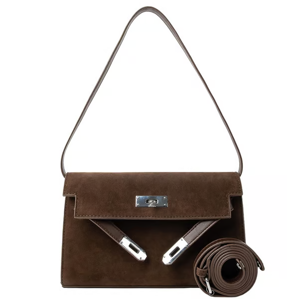 Suede Shoulder Bag