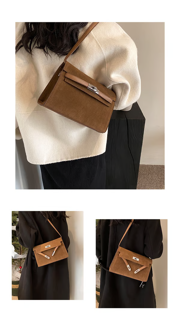 Suede Shoulder Bag