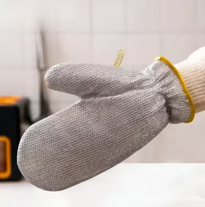 Housework Cleaning Steel Wire Dish Washing Gloves