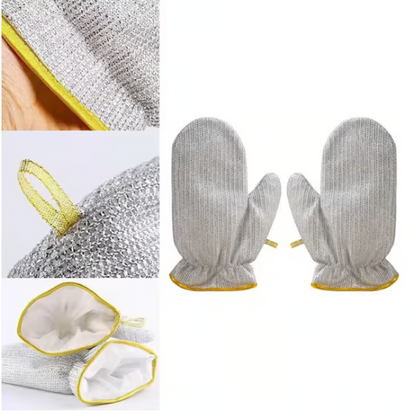 Housework Cleaning Steel Wire Dish Washing Gloves