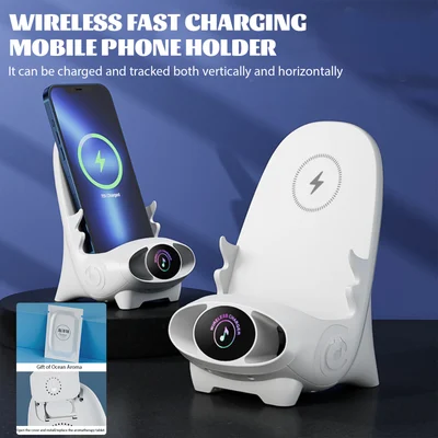 🤩Mini chair wireless fast charger multifunctional phone holder