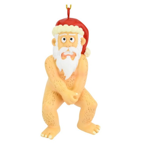 🎅Funny Naked Santa Claus Ornaments