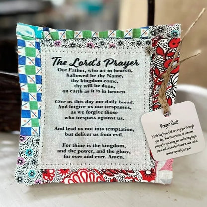 🔥-✝️Prayer Quilt With Cross Inside