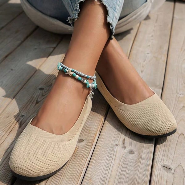 🏠Lightweight Square-Toe V-Cut Flats (Buy 2 Free Shipping)