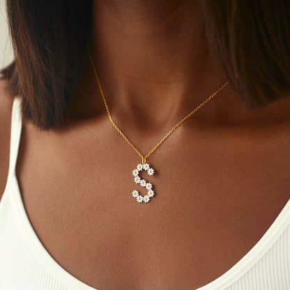 ROOTING FOR YOU INITIAL NECKLACE