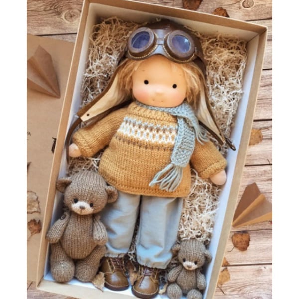 ALL🎁🎁The Best Gift for Kids-Handmade Waldorf Doll👧（Buy2 Free Shipping）