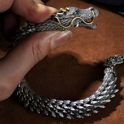 ⏰Last Day Promotion 49% OFF - Unleashing the Power of Handmade Golden Horn Dragon Bracelet