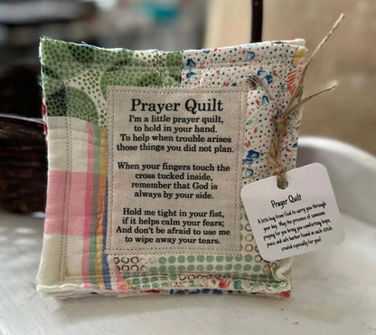 🔥-✝️Prayer Quilt With Cross Inside