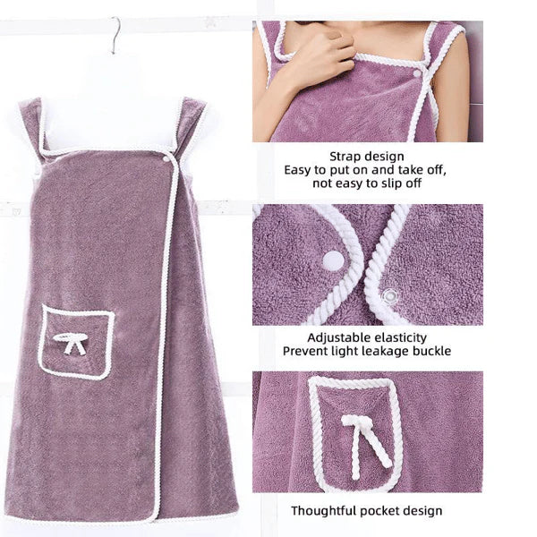 🏆 50K+ SOLD! 49% OFF✨ Plus Size Women's Wearable Shower Skirt