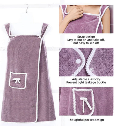 🏆 50K+ SOLD! 49% OFF✨ Plus Size Women's Wearable Shower Skirt