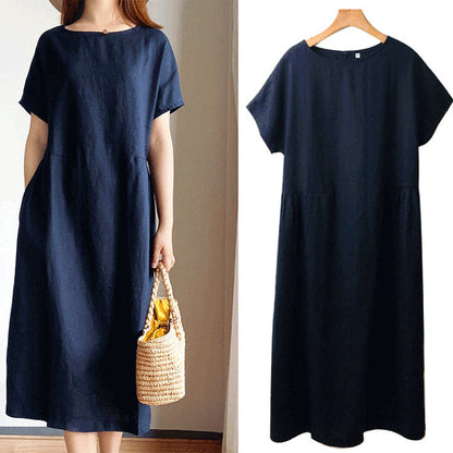 Japanese Style Linen Cotton Dress （🔥Buy 2 Free Shipping🔥）