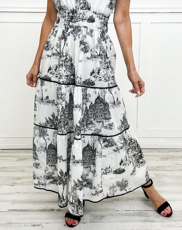 ✨Women's Classic Charm Toile Maxi Dress (Buy 2 Free Shipping)