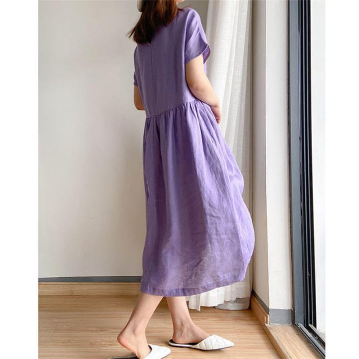 Japanese Style Linen Cotton Dress （🔥Buy 2 Free Shipping🔥）