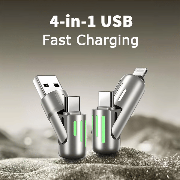 🔥FACTORY DIRECT SALE 49% OFF⏰4-in-1 USB Charging Cable fast charging MAX 240W