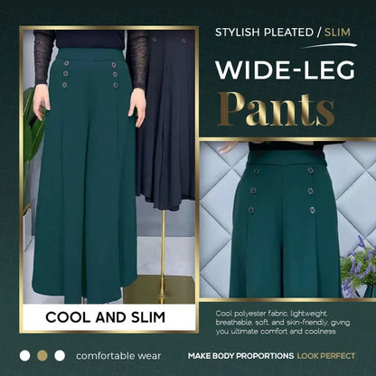 ✨Stylish Pleated Wide-leg Pants-🔥