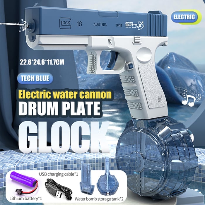 🎁Last-Day-Aktion SPAREN Sie 70 % – 2023 neue Glock Fast Shooting-Wasserpistole (kaufen Sie 3 versandkostenfrei) 