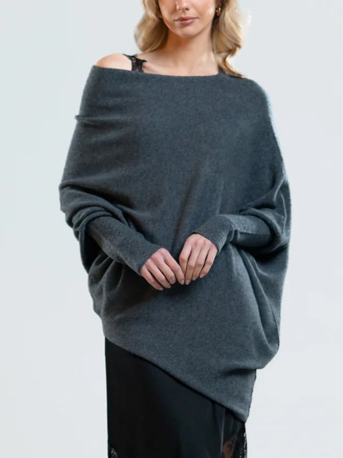 🔥Hot Sale 49% OFF🔥 Asymmetric Draped Jumper