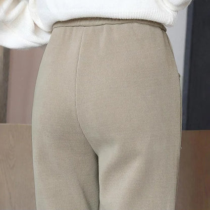 ⏳Women's High-waist Warm Faux Fleece-lined Pants