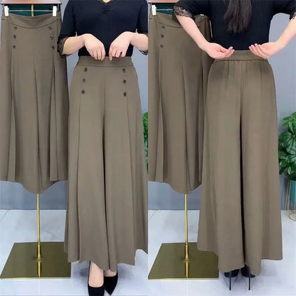 ✨Stylish Pleated Wide-leg Pants-🔥