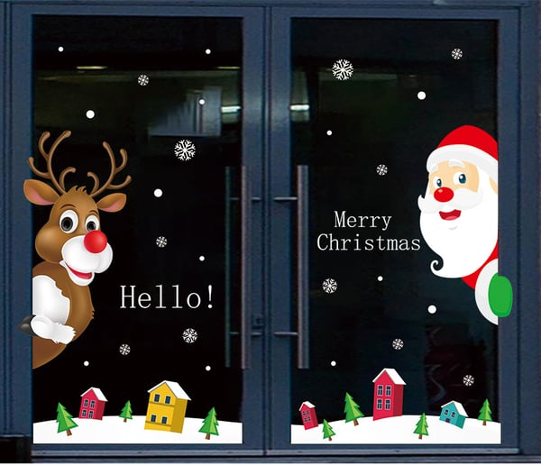 🔥Christmas Window Clings