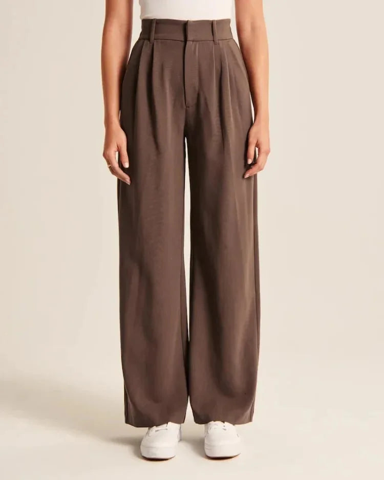 🔥HIGH WAIST TAILORED WIDE LEG PANTS