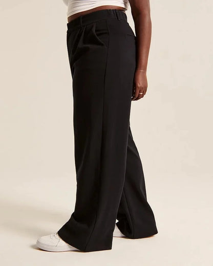 🔥HIGH WAIST TAILORED WIDE LEG PANTS