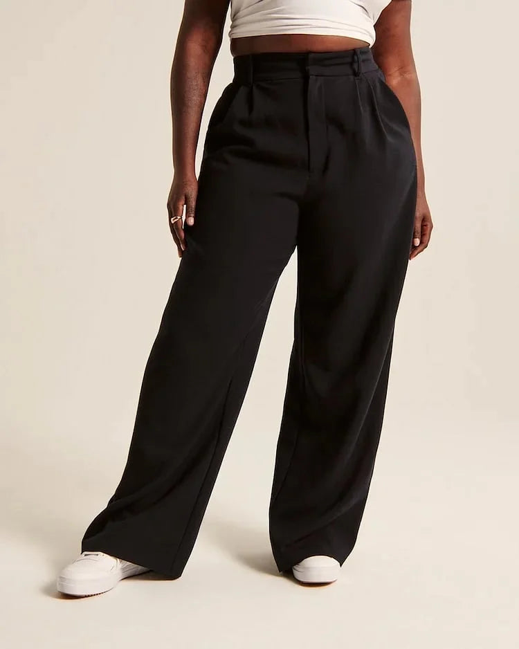 🔥HIGH WAIST TAILORED WIDE LEG PANTS