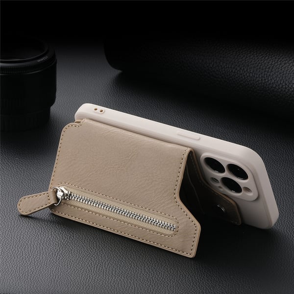 🔥Hot Sale 49% OFF🔥Magnetic Liquid Silicone Shell With Zipper Wallet（BUY 2 FREE SHIPPING）