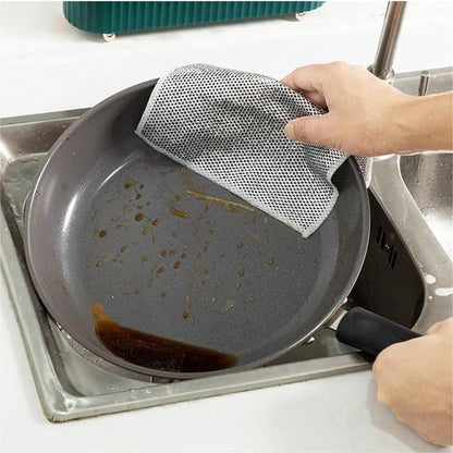 Multipurpose Wire Dishwashing Rags for Wet and Dry