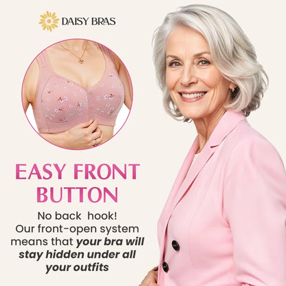 🔥Comfortable & Convenient Front Button Bra(BUY 1 GET 2 FREE)🔥