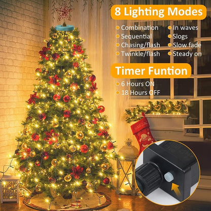 Christmas Pre-sale SAVE 49%🎄Christmas Tree Waterfall Lights with Ring