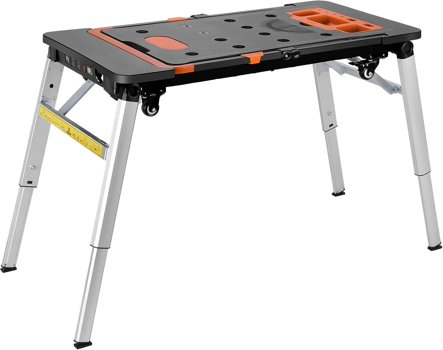 7-in-1 Folding Workbench Table, Portable & Heavy-Duty, Adjustable Height