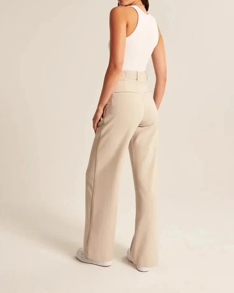 🔥HIGH WAIST TAILORED WIDE LEG PANTS