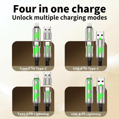 🔥FACTORY DIRECT SALE 49% OFF⏰4-in-1 USB Charging Cable fast charging MAX 240W