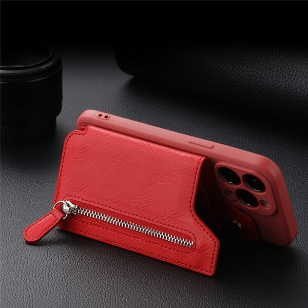 🔥Hot Sale 49% OFF🔥Magnetic Liquid Silicone Shell With Zipper Wallet（BUY 2 FREE SHIPPING）