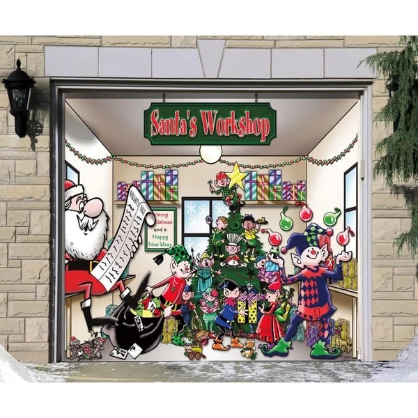 Last Day Sale 49% OFF - Christmas 2023 Garage Door Decoration