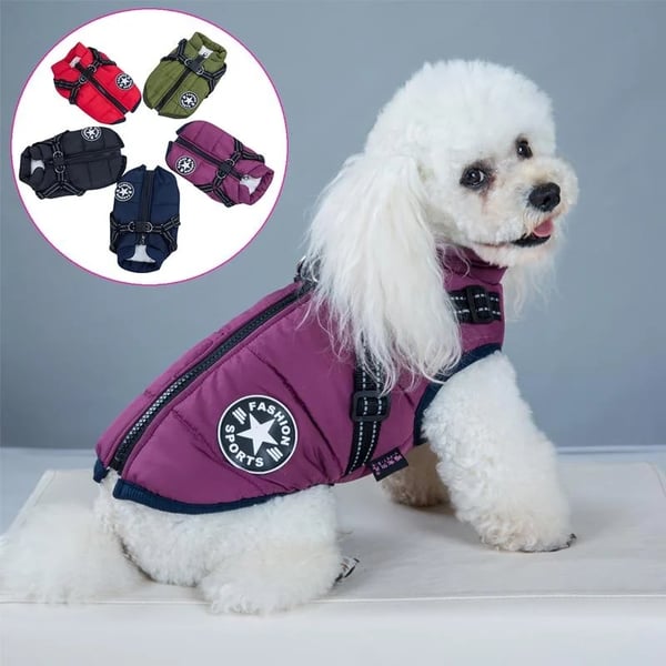 Waterproof Furry Jacket for Dogs of All Sizes