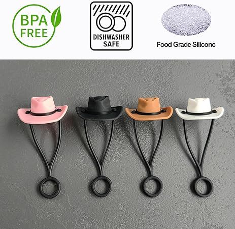 Silicone Cowboy Hat Straw Covers Cap