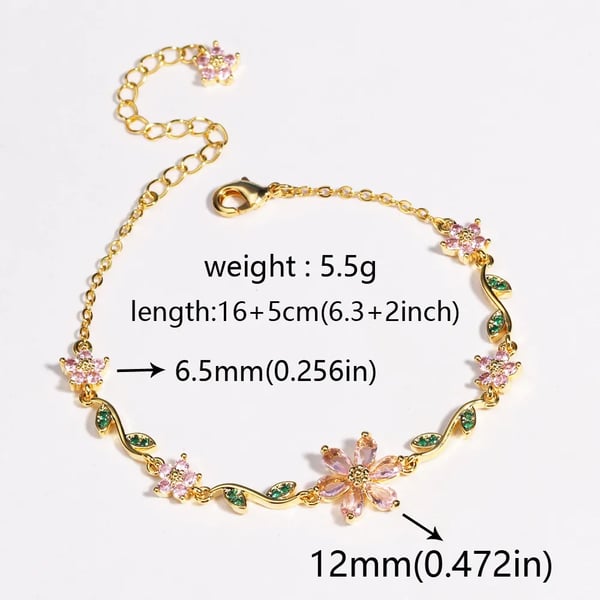 🔥2026 NEW ARRIVAL🔥 -Flower Bracelet（Perfect jewelry and gifts）