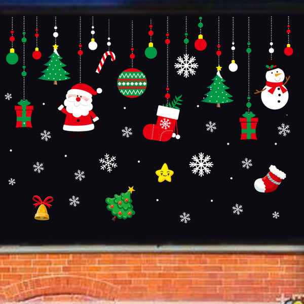 🔥Christmas Window Clings